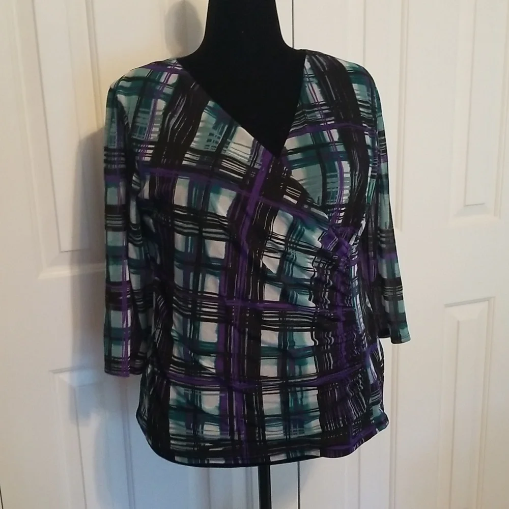 Dana Buchman dressy fall shirt - Picture 1 of 6
